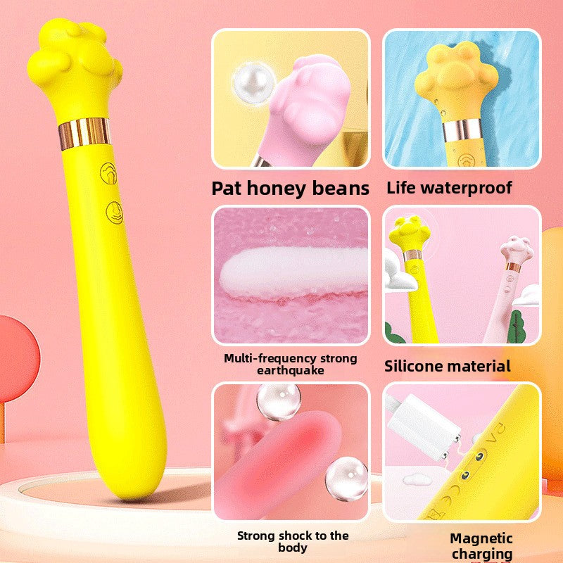 Clitoral Instant Orgasm Female Vibrator Meow Cat Paw Masturbator Insertable Vibrator