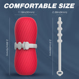 Double-Channel Male Masturbator Adjustable Elastic Band Internal Spiral Texture Airplane Cup for Men