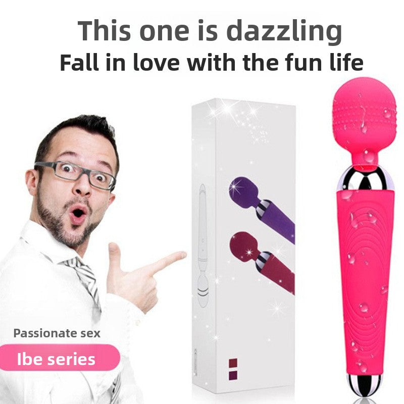 Cross-border Exclusive for Women Electric Massage Vibrator Orgasm Masturbator AV Stick Sexy Adult Products