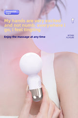 Mini Strong Vibration Shoulder and Neck Massager Muscle Relaxation Female Vibration Electric Full Body Meridian Massager