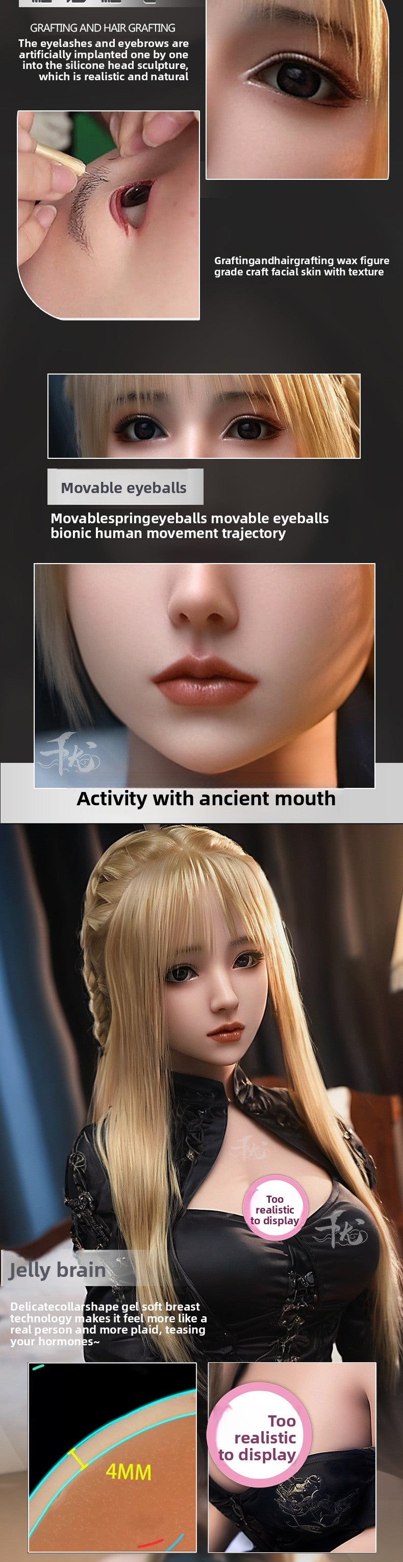 Male Sex Silicone Doll Adult Products 1;1 Scale Life-size Non-inflatable Doll Male Version Solid Doll