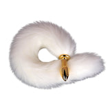 Sexy SM Props Mini Anal Plug Fox Tail Couple Flirting Torture Tool Back Court Plug Anal Expander Punishment Toy