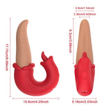 Cross-border New Product Female Simulated Tongue Vibrating Masturbator Tongue Licking Vibrator Adult Flirting Sex Toys Wholesale