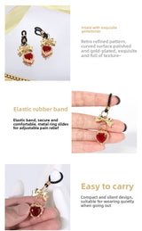 Sexy Props Supplies Bowknot Love Breast Clip Female Wearable Chest Flirting Teasing Stimulating Adult Products