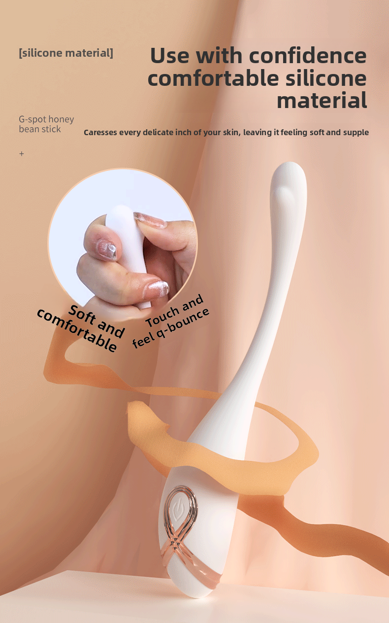 Domestic Mini G-Spot Vibrator for Women Strong Vibration Fixed Curved Adult Sex Toy Female Masturbator