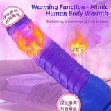 Cross-Border Hot-Selling Female Fake Penis Masturbator Machine Sex Toys Telescopic Swinging Electric Realistic Dildo Fake Body