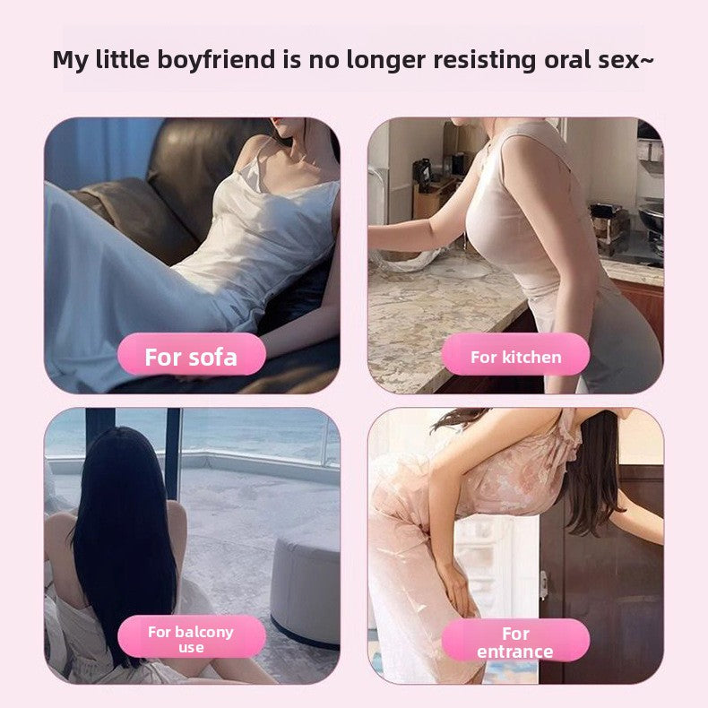 Ear-Hanging Oral Sex Mask for Men and Women Oral Licking Mask Tongue Oral Sex Artifact Couple Bed Sex Toys