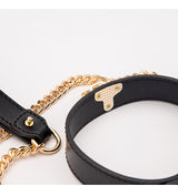 High-end SM Props Genuine Leather Collar Whip Female Slave Training Bondage Tools Mouth Gag Handcuffs