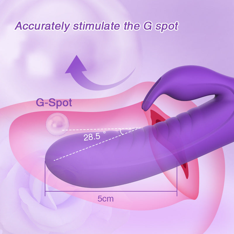 G-spot Massager Rabbit Vibrator Female Masturbator Buckle Swing Adult Sex Toys
