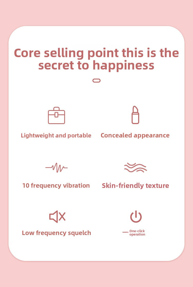 Lipstick Vibrator Female Instant Masturbator Portable Adult Sex Toys