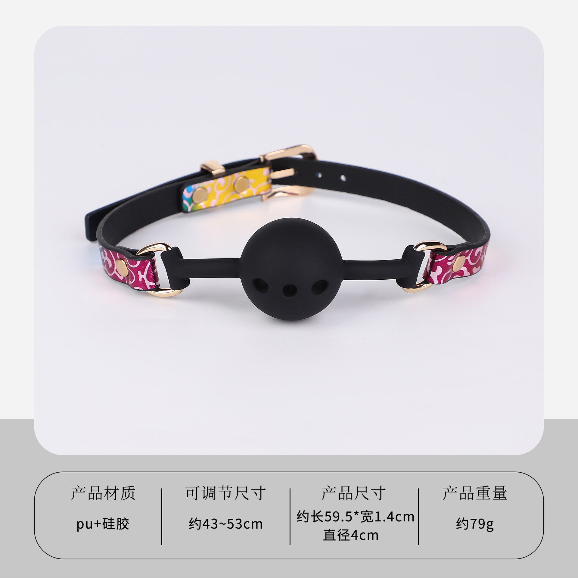 SM Props Sex Oral Ball Female M Training Deep Throat Oral Bite Ring Forced Mouth Opening Bone Silicone Mouth Gag Cat Whiskers Mouth Shackle