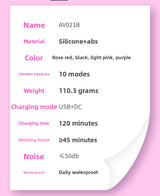 Cross-border Hot-Selling AV Massage Vibrator for Women, Orgasm Masturbator, Adult Sex Toys