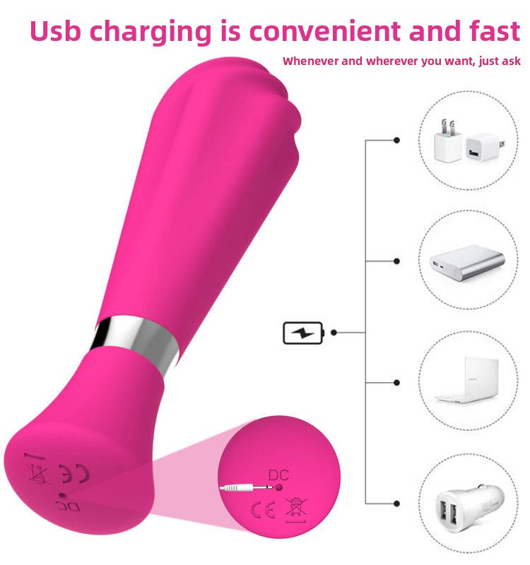 Cross-Border Foreign Trade Female Ice Cream AV Vibration Massage Stick Adult Sex Product Climax Masturbation Device Toy Wholesale