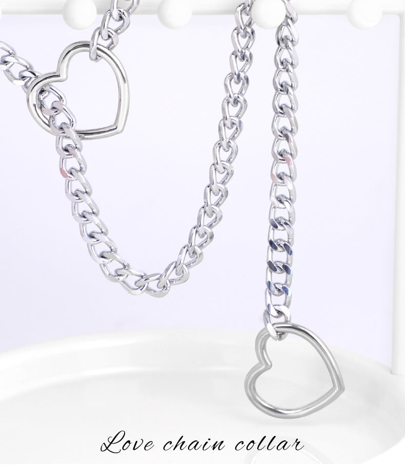 Sex Toys SM Props Love Chain Collar Female Wear Necklace Binding Toys Adult