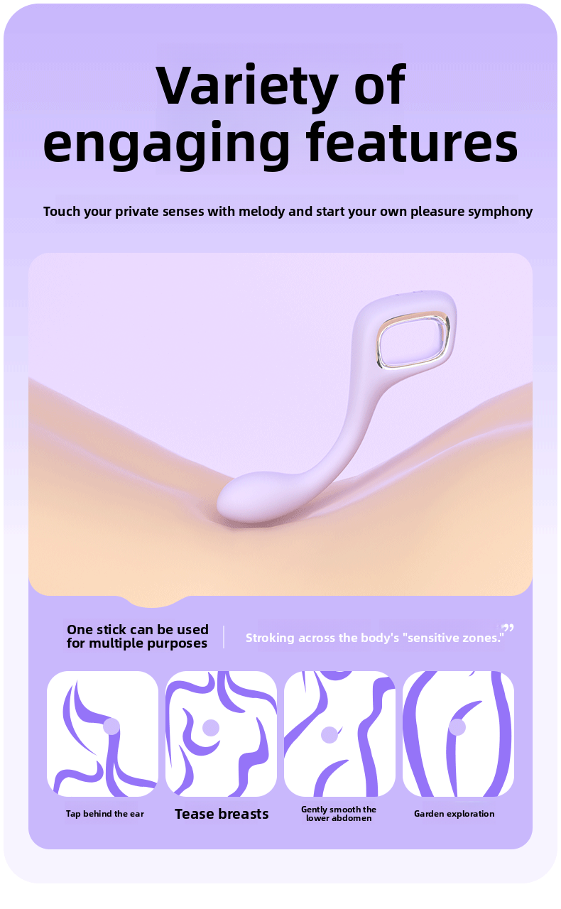 Hard Stick Body G-Spot Vibrator Sensation Enhancer Female Masturbator Sex Toys Vibrator for Women Strong Vibration