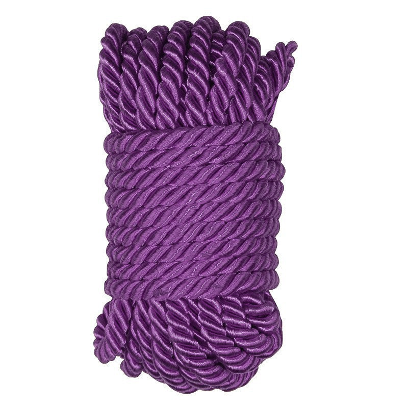 Bondage Restraint SM Props Multi-color Polyester Silk Rope 10m Erotic Bondage Rope Training Female Slave Adult Products