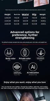 Silicone Doll Adult Real Version Male Non-Inflatable Doll Masturbation Sex Toy Full Body Realistic Doll