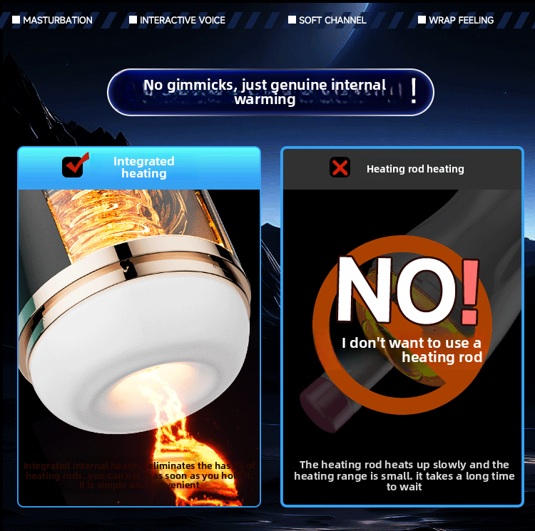 Fully Automatic Telescopic Aircraft Cup Electric Heating Male Masturbation Penis Trainer Adult Sex Toys