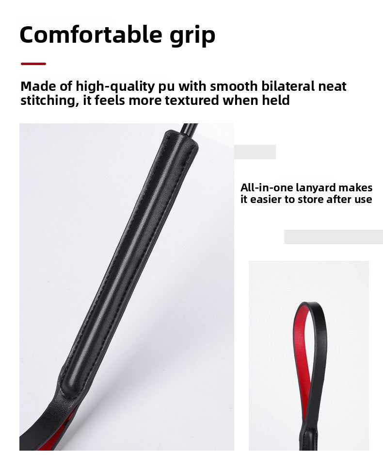 Sex Toys SM Props Hollow Heart-Shaped Sex Clapper SP Long Rod Sex Leather Clapper Adult Products