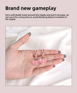 Sex Toys SM Props Silicone Nipple Clamps Rubber Bands Nipple Binders for Women Teasing Restraint Nipple Clips