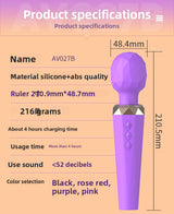 Cross-border crystal vibrator adult AV massage stick sex toys