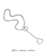 Sex Toys SM Props Love Chain Collar Female Wear Necklace Binding Toys Adult