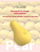 Hot New Product Female Sex Toy Banana Pear Mango Vibrator Multi-frequency Vibration Masturbation Device Magnetic Charging Base