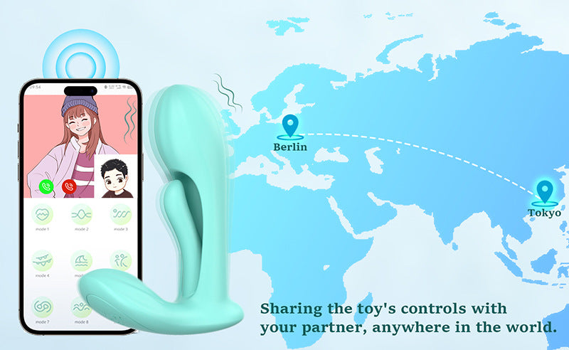 New Female Masturbation Massager Wearing Vibration APP Massage Stick Adult Sex Toy