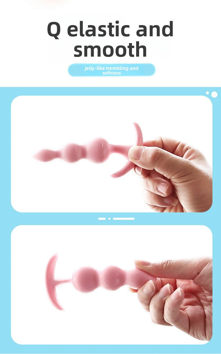 Female Anal Plug for Couples Flirting Tail Large Bead Masturbator Adult Products