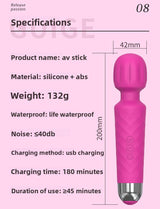 Customized AV Female Vibrator Adult Electric Massage Stick G-Spot Instant Climax Sex Toys