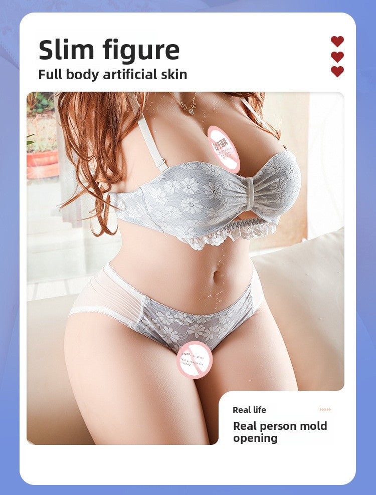 Xuanmei Solid Silicone Doll Adult Products Male Real Half Body Pussy Buttocks Inverted Mold Masturbator for Men