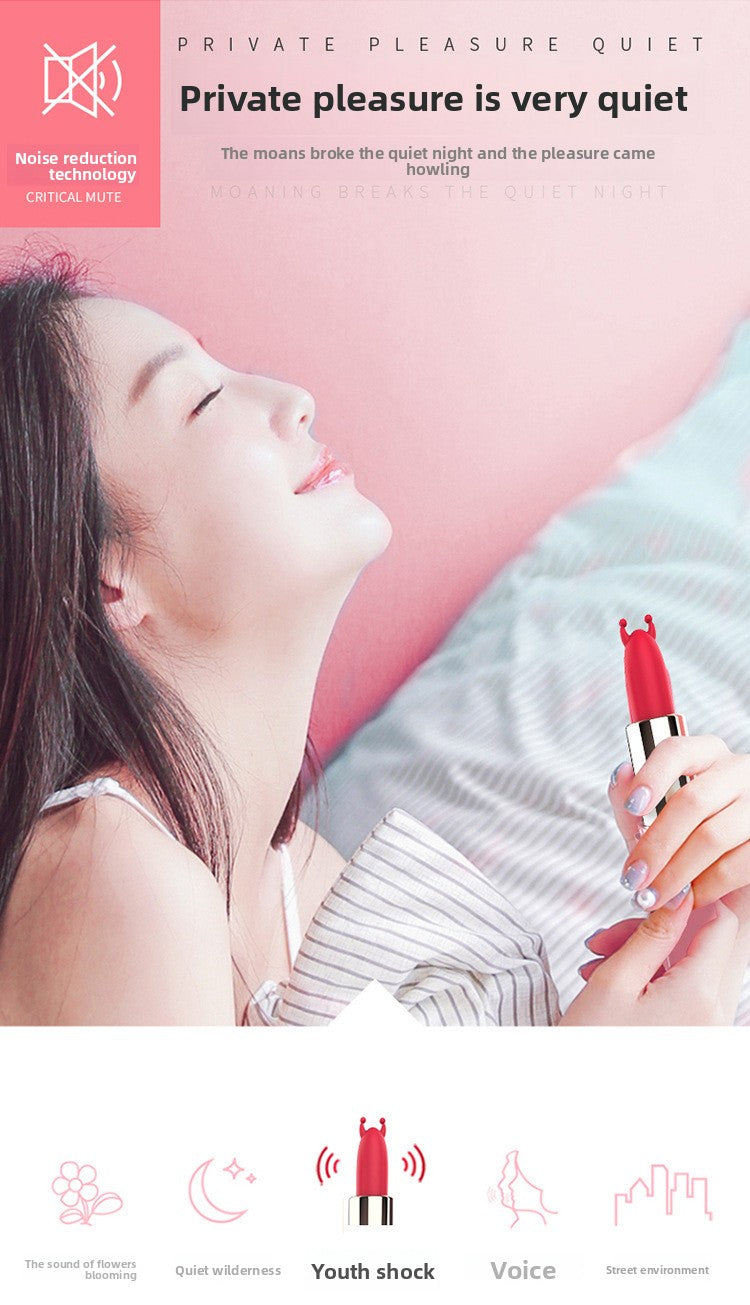 Lipstick Vibrator G-Spot Stimulation Discreet Mini Lipstick Masturbator Clitoral Instant Orgasm Electric Vibrator for Women