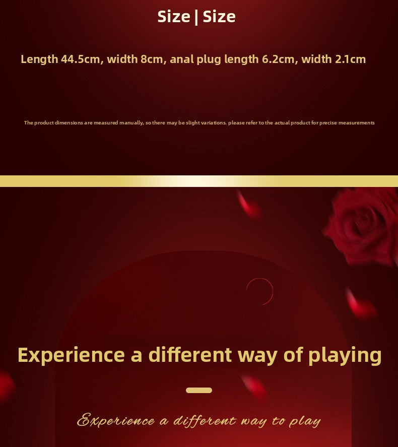 Sex Toys Props Fox Tail Anal Plug Female Flirting Teasing Back Court Anal Expander