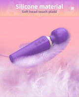 Cross-border crystal vibrator adult AV massage stick sex toys