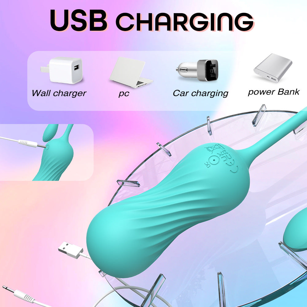 Wireless Remote Control Vibrator Rotating Sex Toy for Outdoor Wear Adult Women's Private Toy