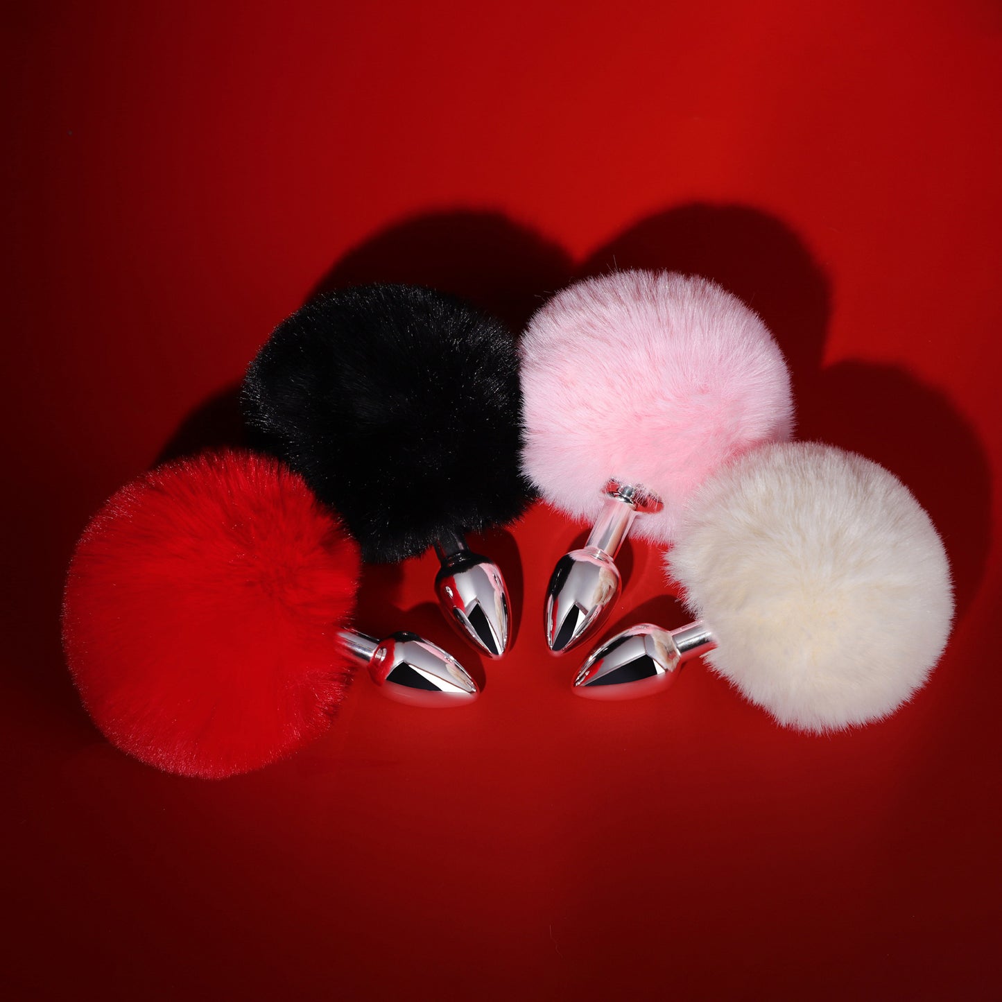 Sexy SM Props Mini Fur Ball Rabbit Tail Anal Plug Female Back Chamber Anal Expander Adult Products