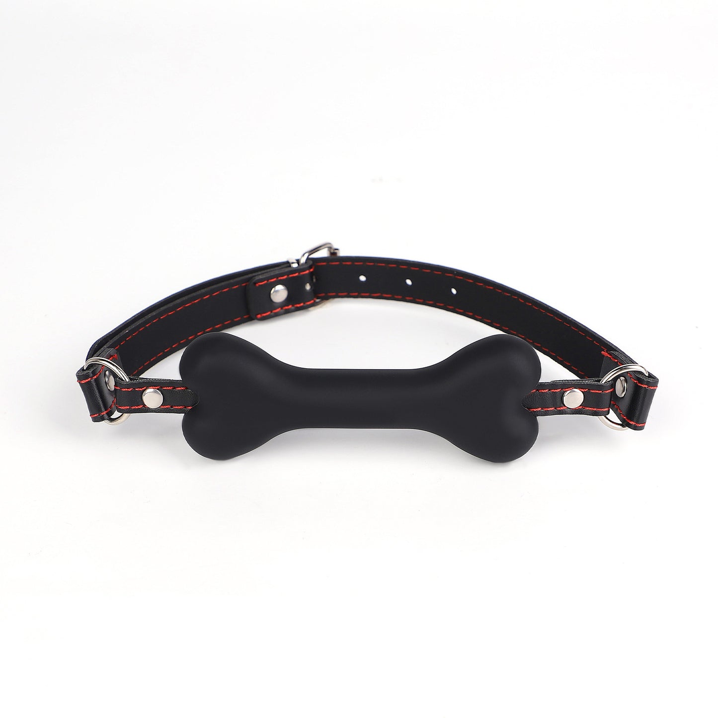 Erotic SM Props Bone Mouth Gag Humiliation Training Silicone Mouth Ball Erotic Nipple Clamps Mouth Cage Alternative Adult Products