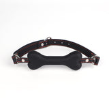 Erotic SM Props Bone Mouth Gag Humiliation Training Silicone Mouth Ball Erotic Nipple Clamps Mouth Cage Alternative Adult Products