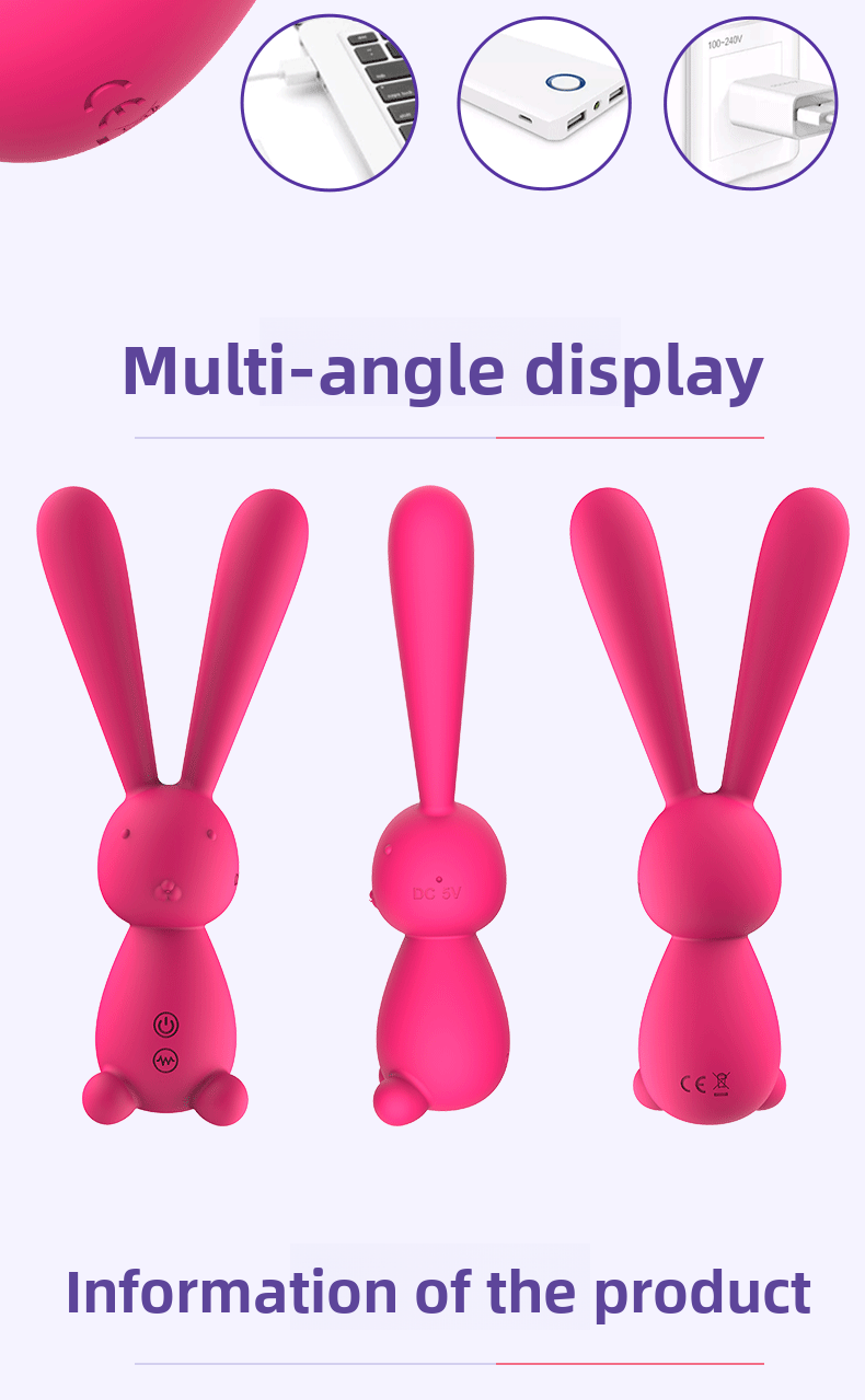 Liquid G-Spot Full Coverage Silicone Vibrator Rabbit Female Masturbation Device Massage Stick Adult Sex Toys
