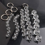 SM Back Court Glass Bead Crystal Anal Plug Couple Adult Masturbation Sex Toys Factory