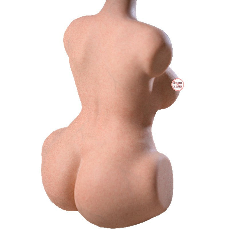 Full Silicone Realistic Half Body Male Sex Toy Vaginal and Anal Sex Doll Silicone Molded Butt