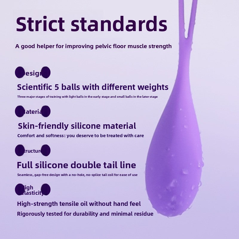 Vaginal Dumbbell 5 Balls Pelvic Floor Muscle Trainer Kegel Ball Sex Toys