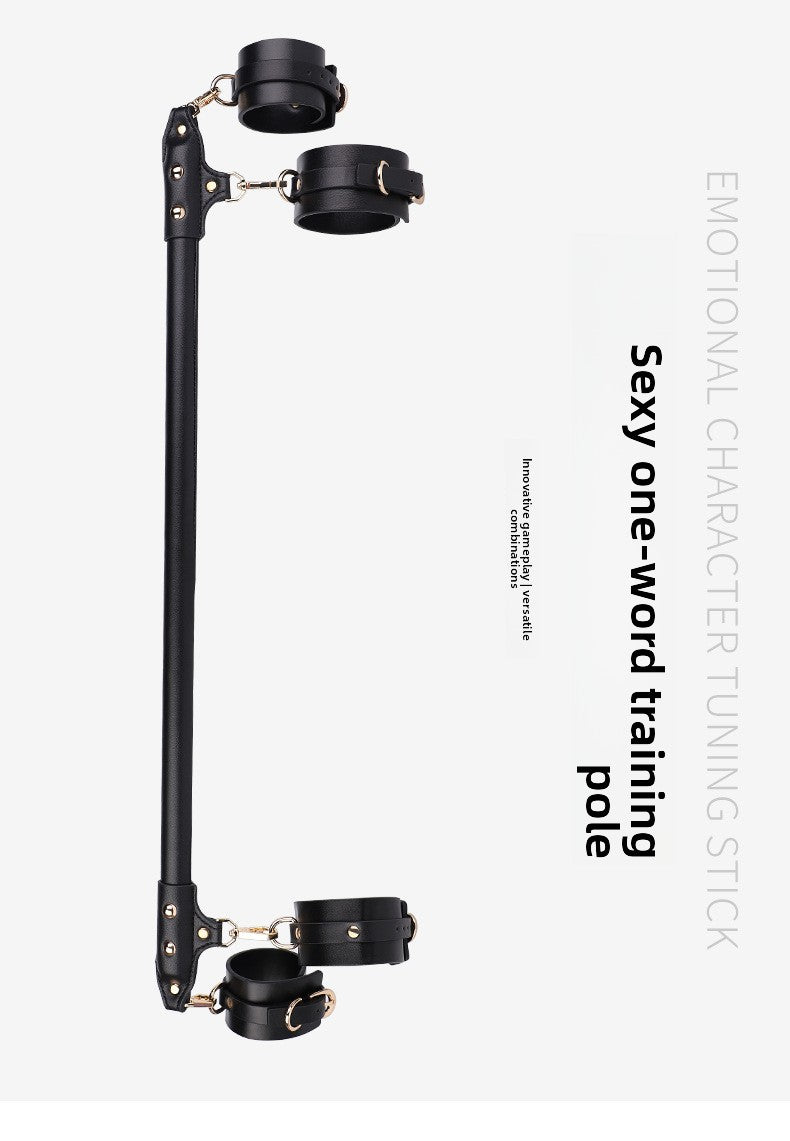 Sex Toys SM Props Detachable Sex Bondage One-word Steel Pipe SM Standing Binding Props Handcuffs Fixator