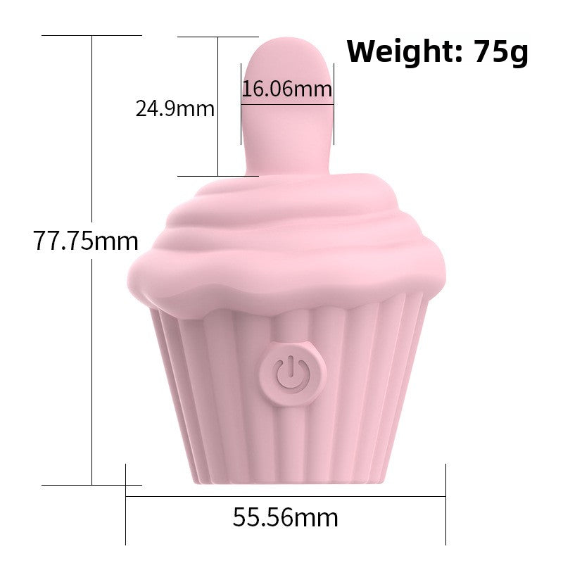 Ice Cream Multi-frequency Instant Tongue Licking Vibrator Female Masturbator Magnetic Charging Adult Sex Toy