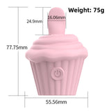 Ice Cream Multi-frequency Instant Tongue Licking Vibrator Female Masturbator Magnetic Charging Adult Sex Toy