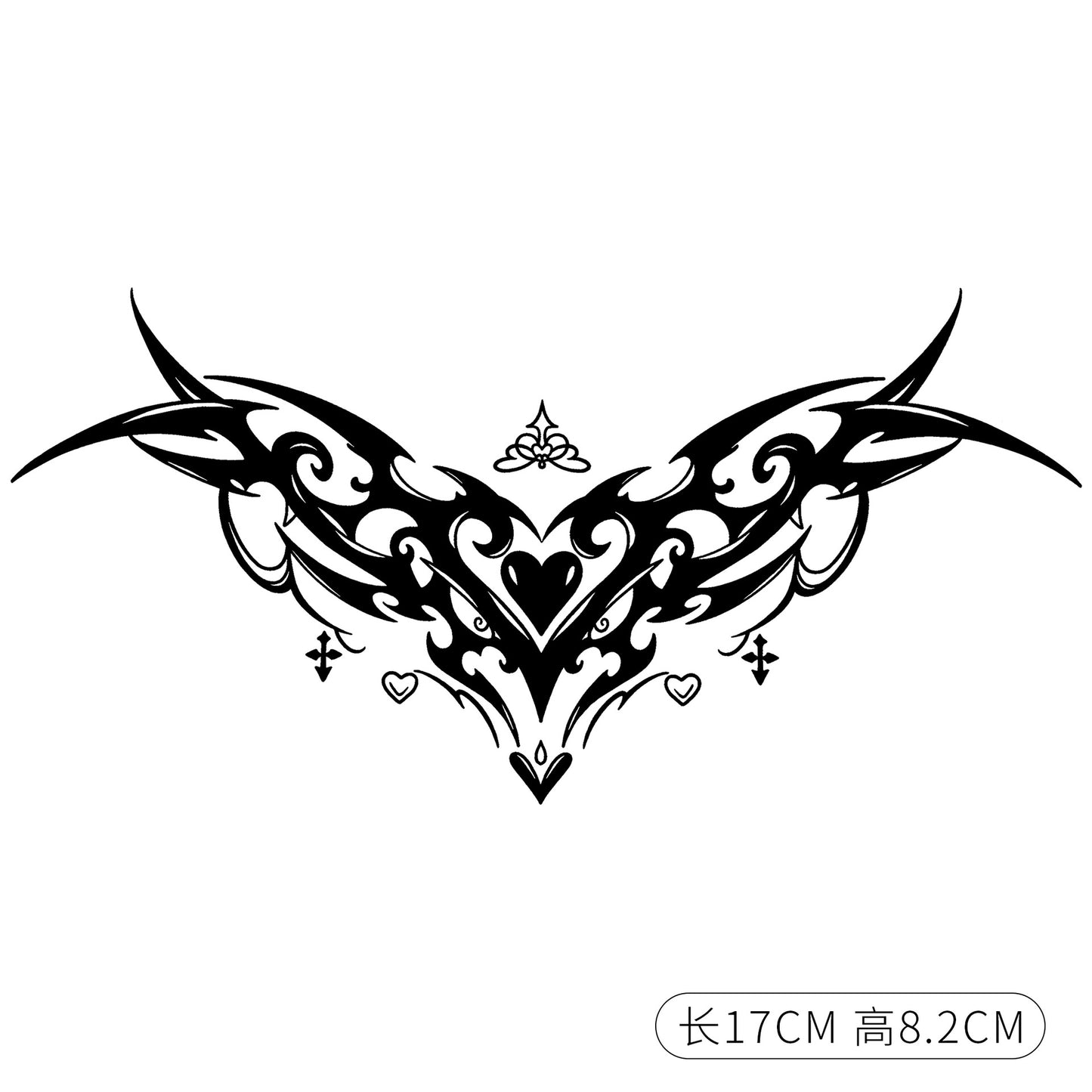 sm Sexy Props Succubus Herbal Tattoo Stickers Female Butterfly Wing Tattoo Stickers Adult Products