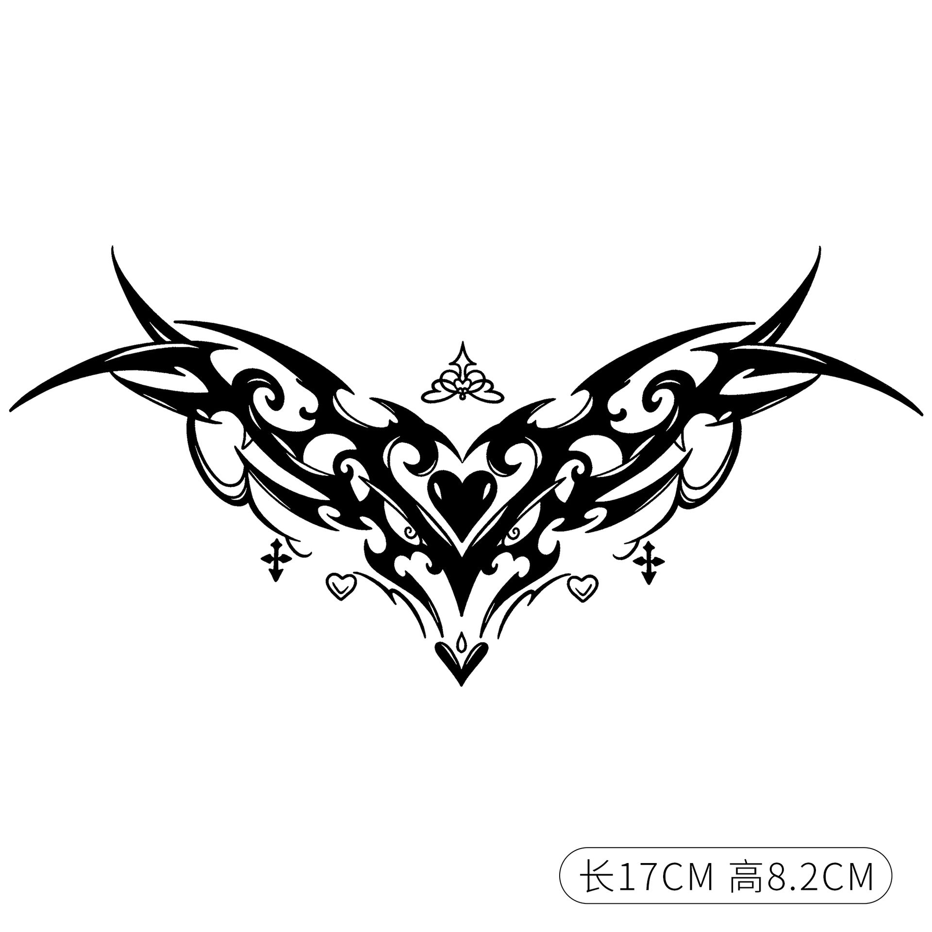 sm Sexy Props Succubus Herbal Tattoo Stickers Female Butterfly Wing Tattoo Stickers Adult Products