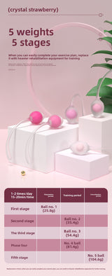 Vaginal Dumbbell Pelvic Floor Muscle Repair Sex Toys Kegel Ball Dumbbell Vaginal Exerciser Can Be Pasted