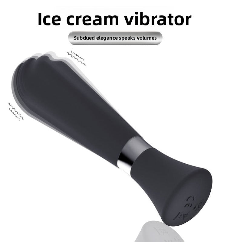 Cross-Border Foreign Trade Female Ice Cream AV Vibration Massage Stick Adult Sex Product Climax Masturbation Device Toy Wholesale