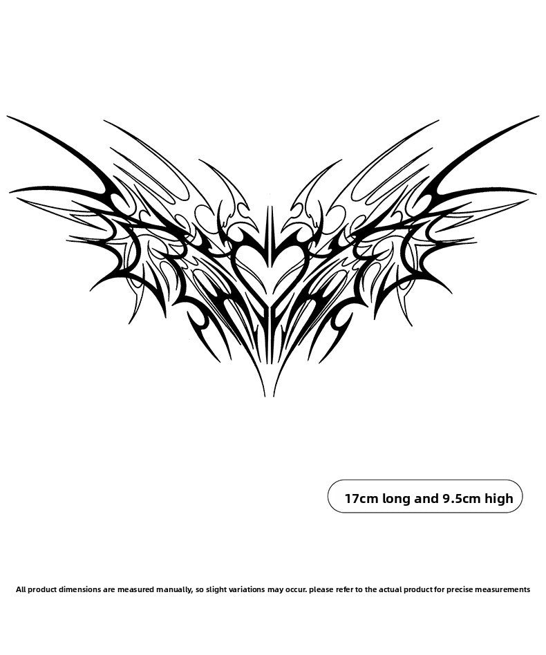 sm Sexy Props Succubus Herbal Tattoo Stickers Female Butterfly Wing Tattoo Stickers Adult Products